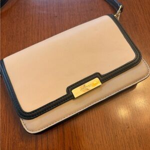 Nine West Cream and Black Crossbody Bag
